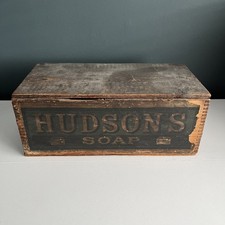Antique HUDSON’S SOAP Wooden