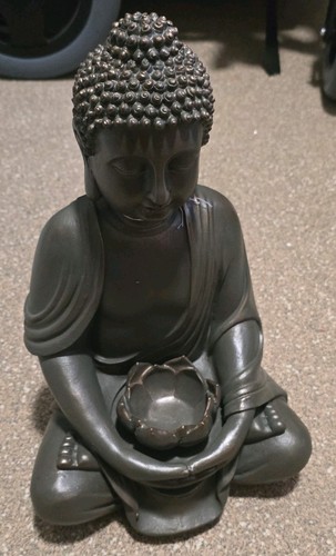 Bronze finish meditating - bronze-finish,