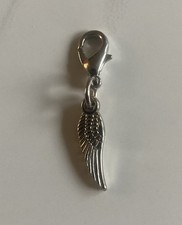 Cute Angel Wings Clip On Dangle Charm for Bag Purse Zip Bracelet