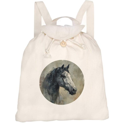 Horse portrait canvas - portrait',
