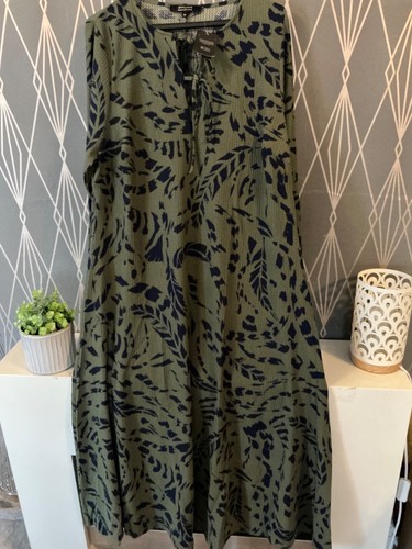 Gorgeous khaki print midaxi - khaki,