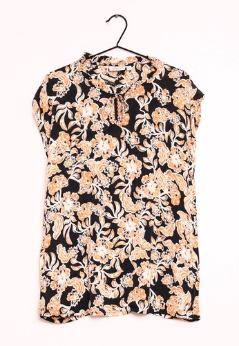 Masai ruffle neck floral top - ruffle,