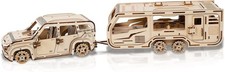 3D Wooden Trailer Car Puzzle