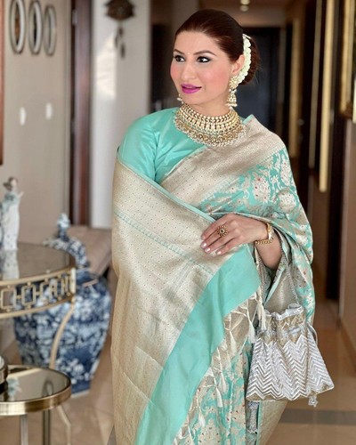 Women banarasi pure soft - women's,