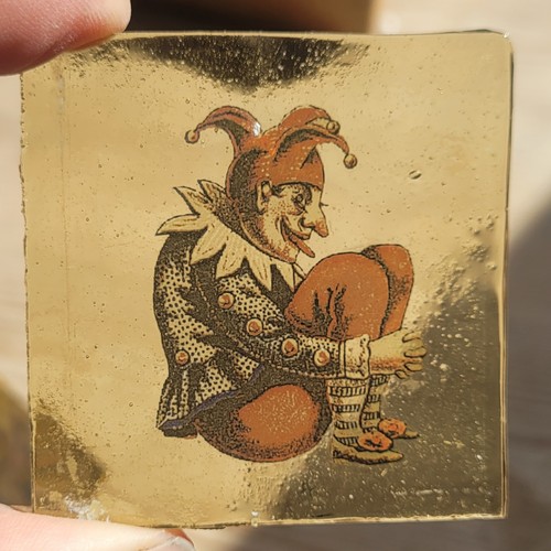 Stained glass joker jester - stained,