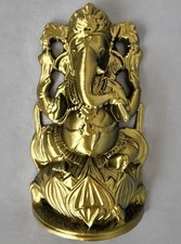 Gold Silk Ganesha Statue