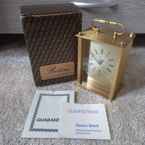 Brass finish quartz carriage - brass,