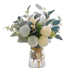 Artificial Flowers with Vase