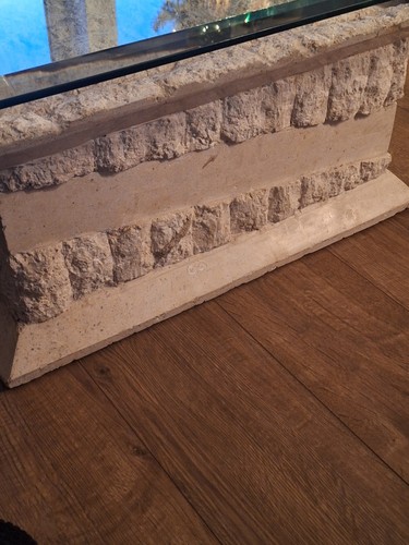 Coffee table with - table, stone