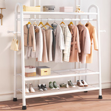 Heavy duty double rail clothes - heavy,