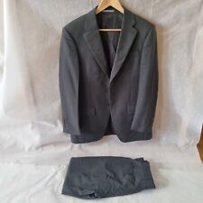 NEXT TAILORING MEN'S SLIM FIT SILVER GREY 100% WOOL MIX SUIT 38S/W32S