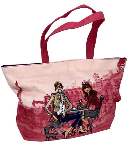 Lancome paris bag tote - bag, pink