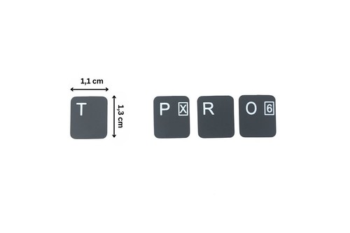 German keyboard stickers - german,