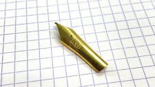 VINTAGE JEWEL FOUNTAIN PEN NIB ONLY FIRM 14K BROAD NIB MADE IN ENGLAND OVERSIZE
