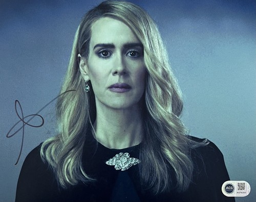 Sarah paulson signed 10x8 - paulson,