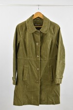 Seasalt Cornwall Woodview Green Women's Coat UK Size 12 Button Up Front