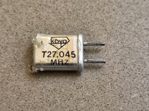 27mhz transmitter crystal - am,