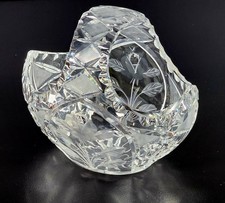 Vintage Cut Crystal Basket