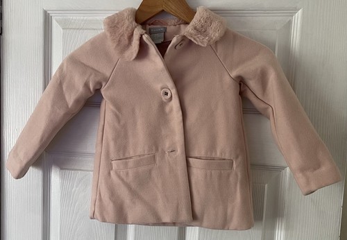 Girls dusky pink coat - dusky,