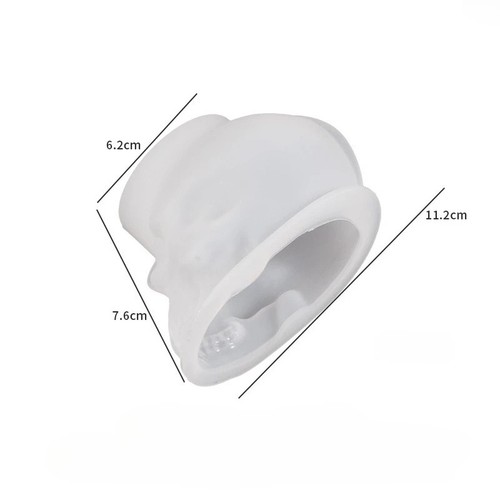 2pcs silicone skull mould - 2pcs, 3d