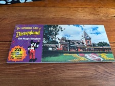Disneyland Postcard Book Vintage Souvenir Retro Disney Item Official Park 9q