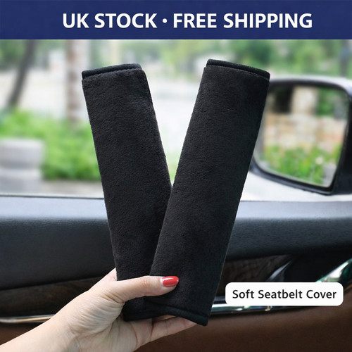 Car seat belt cover - 2x, pads