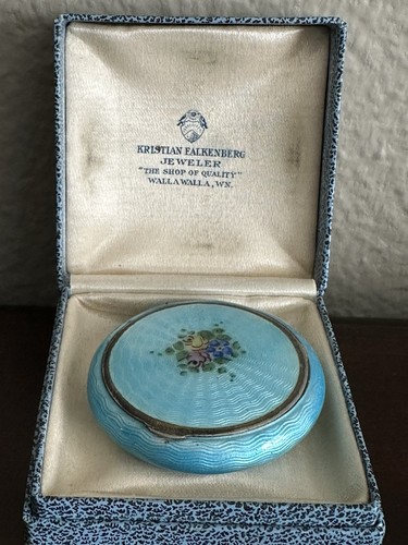 Arden vintage blue guilloche - vintage,