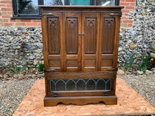 Old Charm TV Cabinet With Bifold Doors