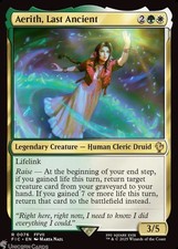 Aerith, Last Ancient : Mint MTG Card : Final Fantasy Commander Decks