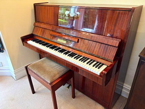 Rushworth upright piano walnut - rushworth,