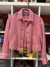 Zara tweed baby pink Blazer &