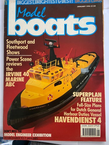 Model boats january - boats, 1990