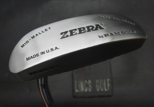 Zebra mid mallet putter steel - mallet,
