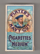 EMPTY John Player Navy Cut Cigarette Packet with slider