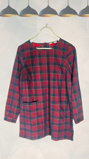 Ex Tu Clothing Women’s Long Sleeve Button Up Tunic In Multi Checks