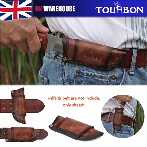 Tourbon leather 4inch folding - tourbon,