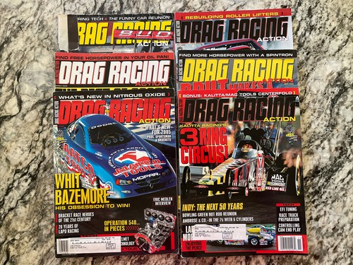 Drag racing action magazines - drag,