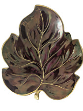 Carlton Ware Rouge Royale Leaf Plate Tray 11cm