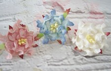 5x Mulberry Paper Flower