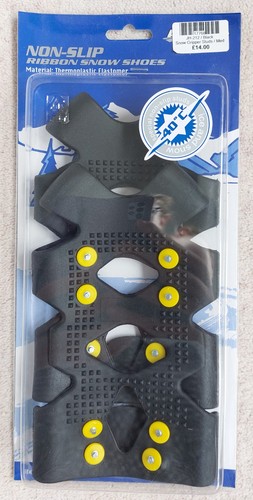 Black non slip ribbon snow - slip,