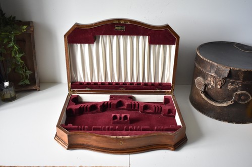 Vintage empty cutlery box - vintage,