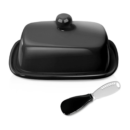Butter dish with - with, lid