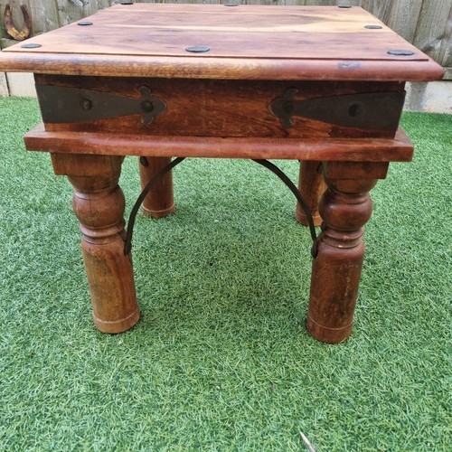 Solid mango wood coffee table