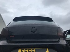 GENUINE 09-17 VW POLO 6R REAR TAILGATE BOOT LID BARE WITH GLASS ONLY BLACK LO41