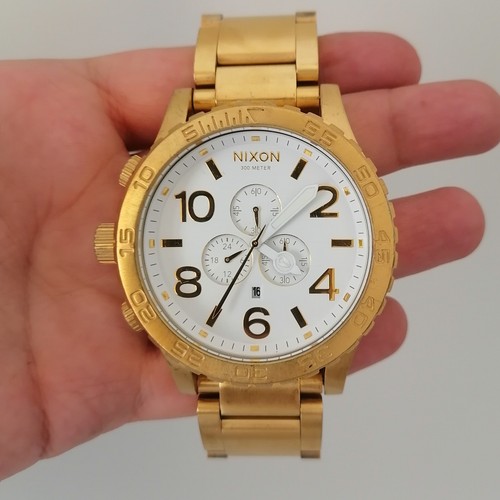 Nixon chrono gold - 51-30, white