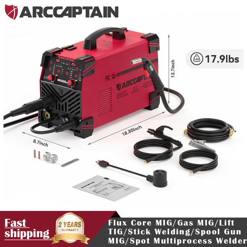 Arccaptain mig welder - arccaptain, 200a