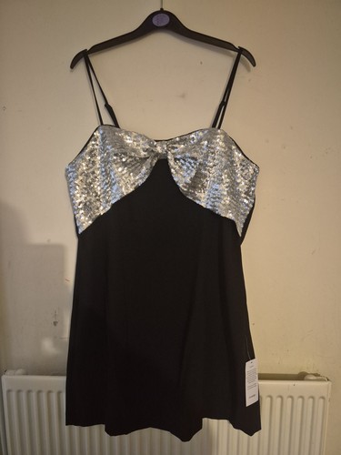 George ladies black silver - george, black/silver