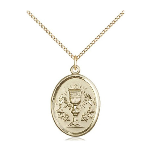 Communion chalice medal - chalice,