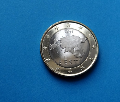 2011 estonia 1 euro - 2011,