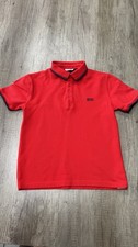 Boys Red Hugo Boss Polo